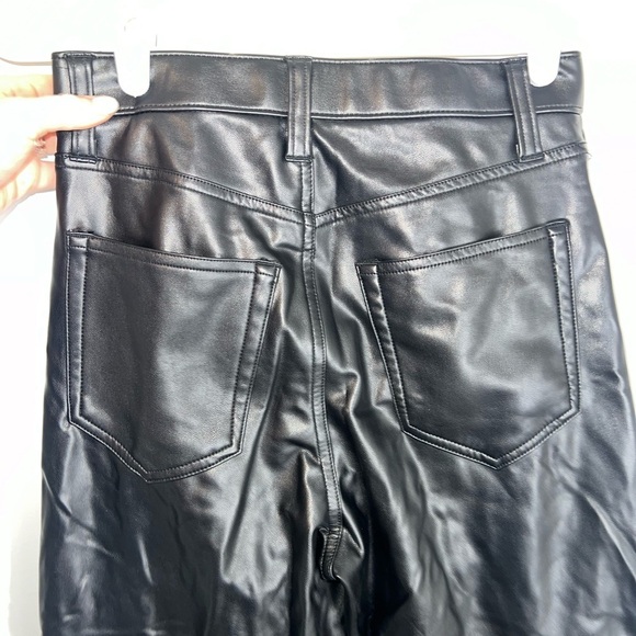 Abercrombie The 90s Relaxed Jean High Rise vegan leather - Picture 15 of 16